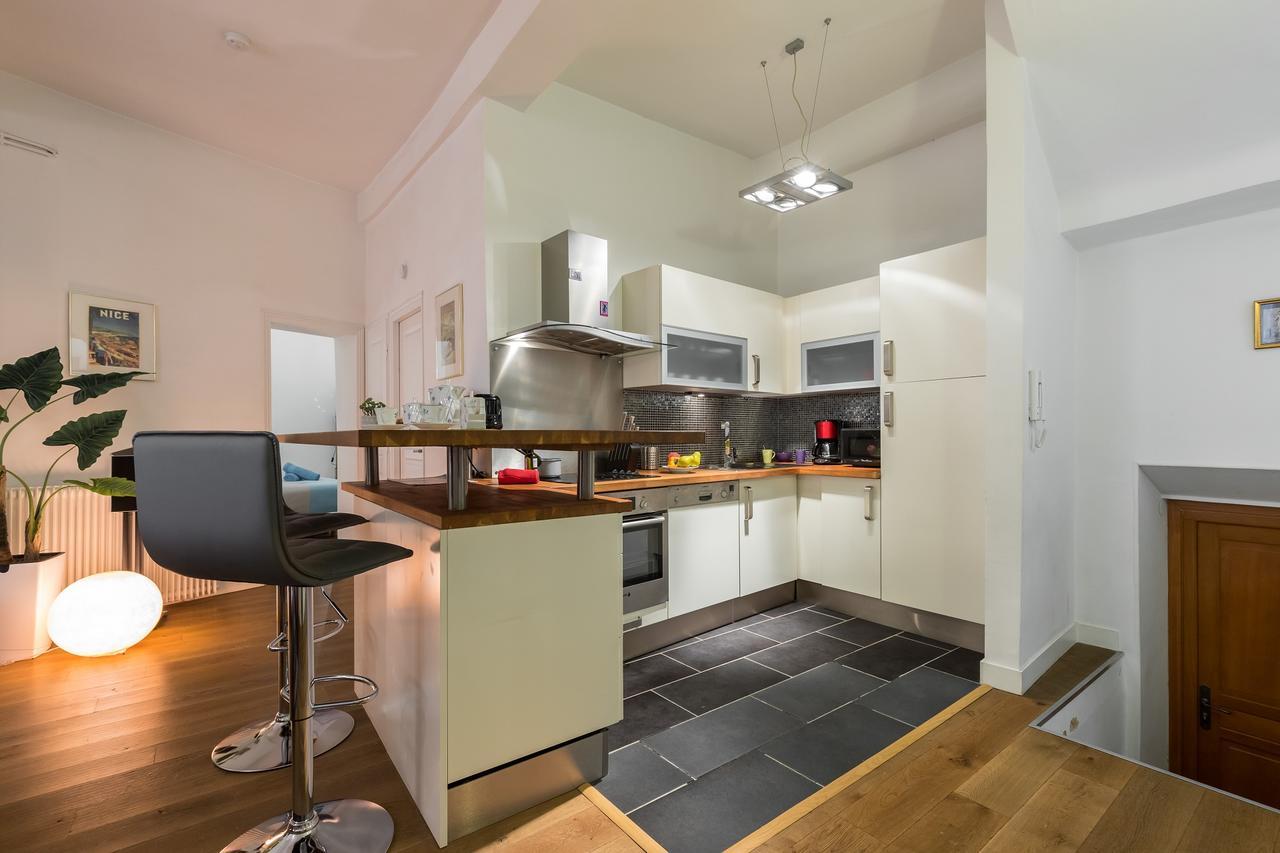 Pref 2 - F4 - Vaste Et Bourgeois ,3 Chambres, Ascenseur, Vx-Nizza Exterior foto